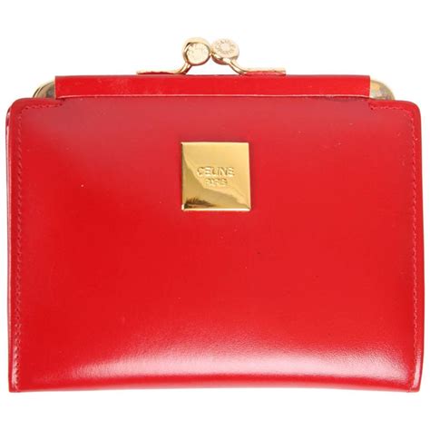 celine red pocket|celine women's wallets.